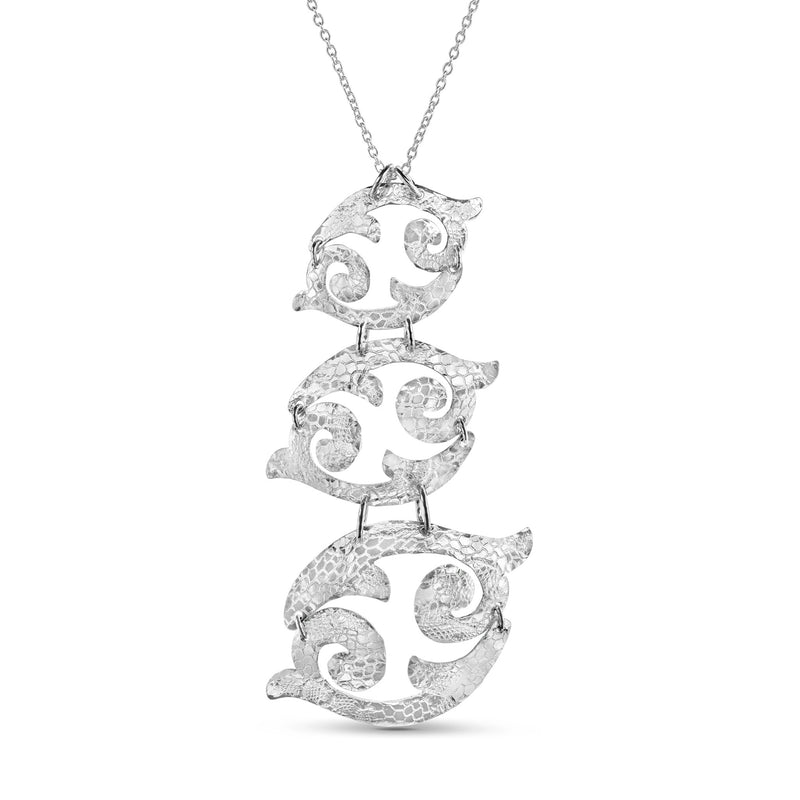 French Curve Sautoir Pendant