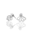 Peek-a-boo pearl studs 4mm