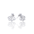 Peek-a-boo Sterling studs 4mm