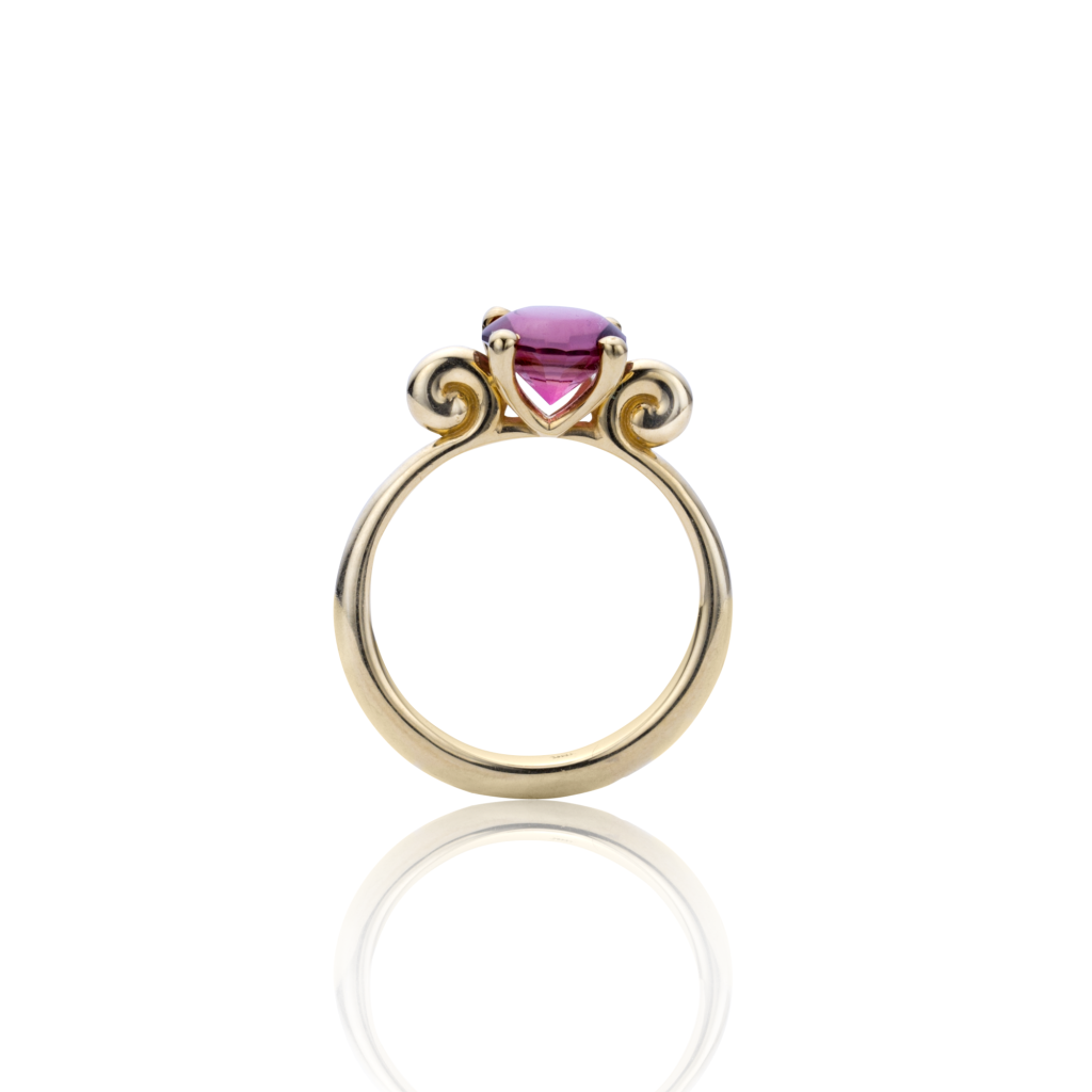 Recoleta Ring 18k Yellow Gold and Pink Tourmaline