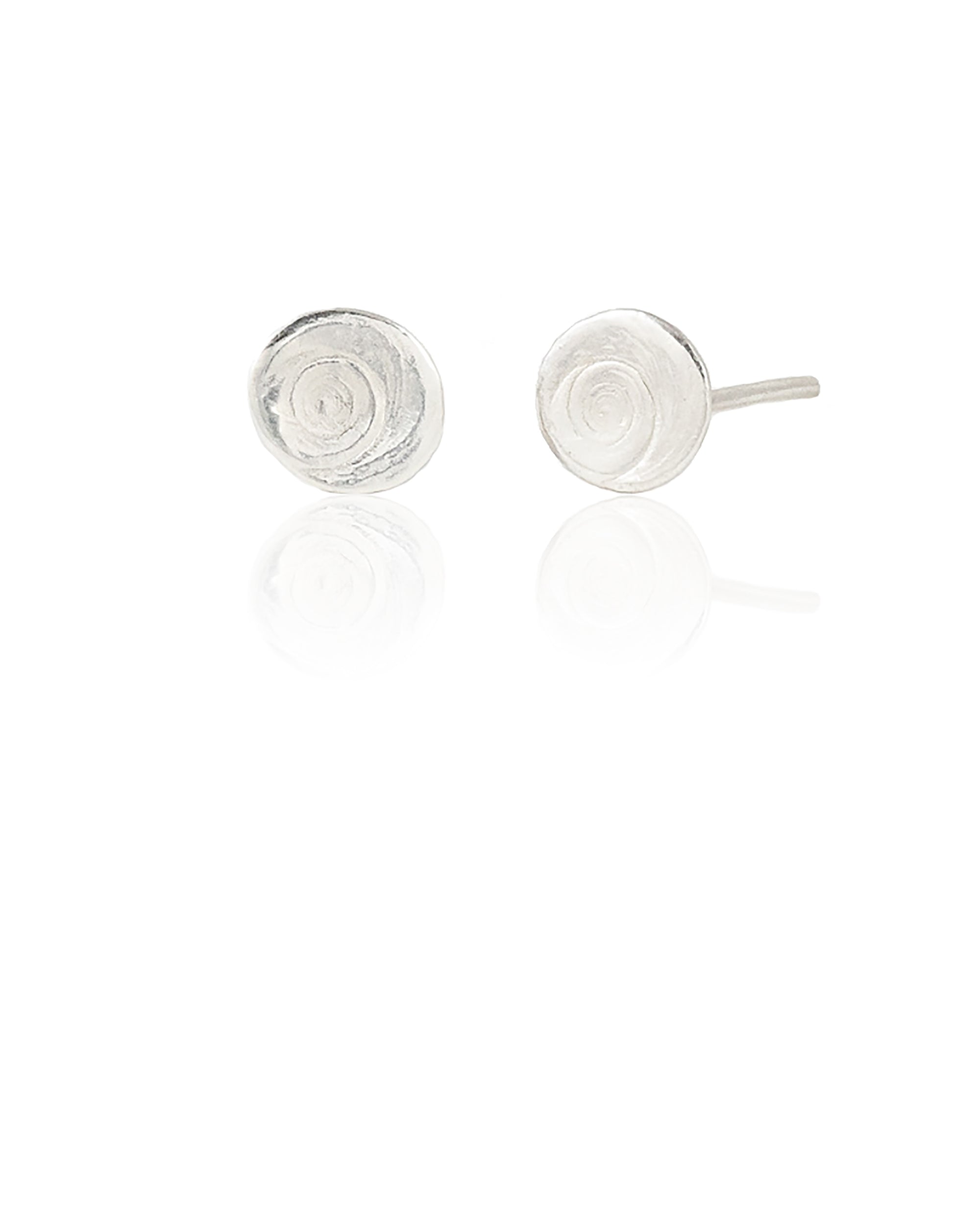 Spiral Studs - Silver