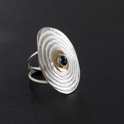 Tor Ring with Sapphire #1